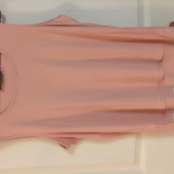 Bob Mackie Embellished Peach hue Blouse Relaxed Fit. 2 pc - Picture 3 of 4